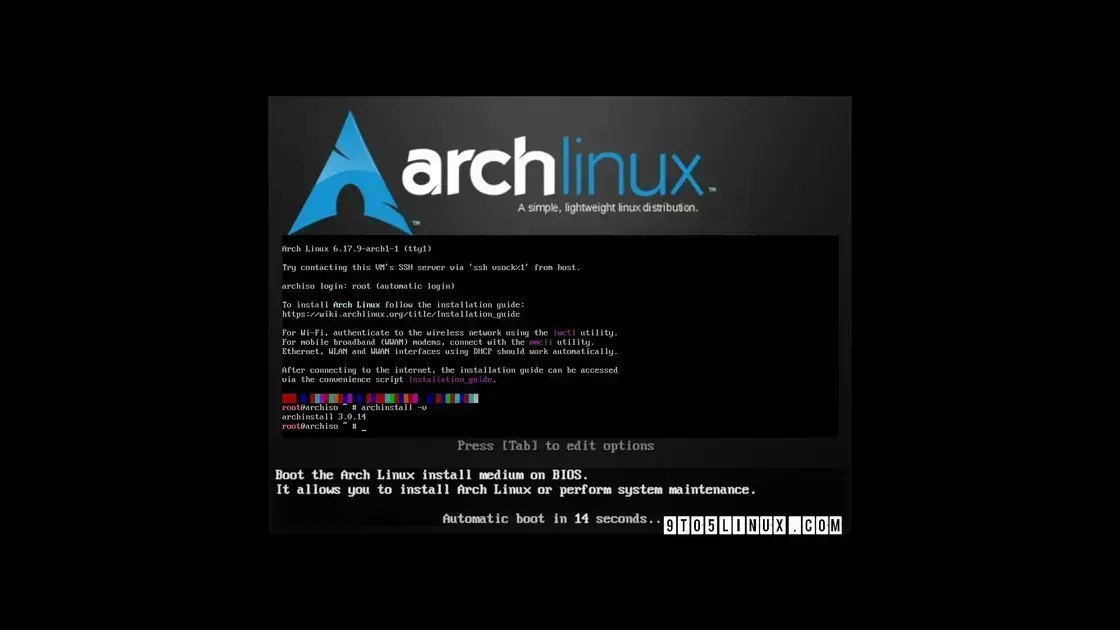 Nova ISO do Arch Linux 2025.12.01 Chega com Installer Aprimorado