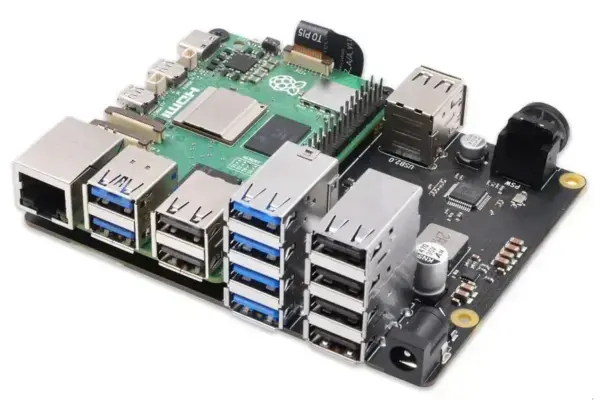 Novo Hub USB X1013 Expande Conectividade do Raspberry Pi 5 com 10 Portas