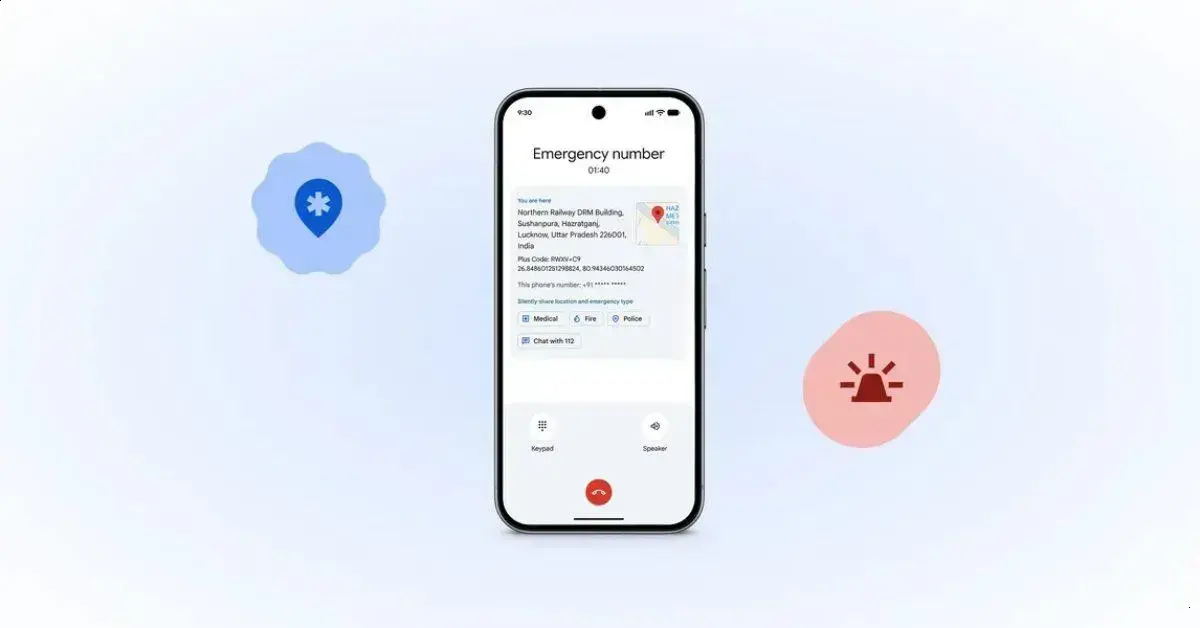 O Android traz o Serviço de Emergência para a Índia após quase 10 anos