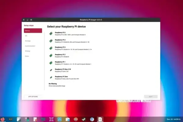 Raspberry Pi Imager 2.0.3: novidades e melhorias para o Linux