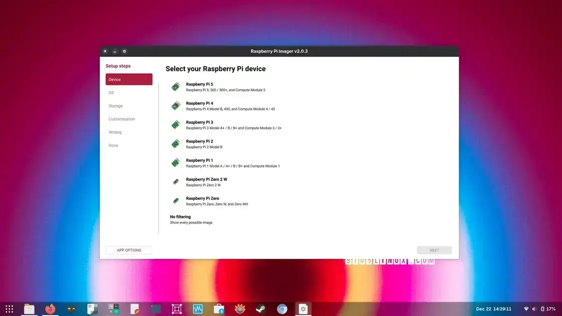Raspberry Pi Imager 2.0.3: novidades e melhorias para o Linux