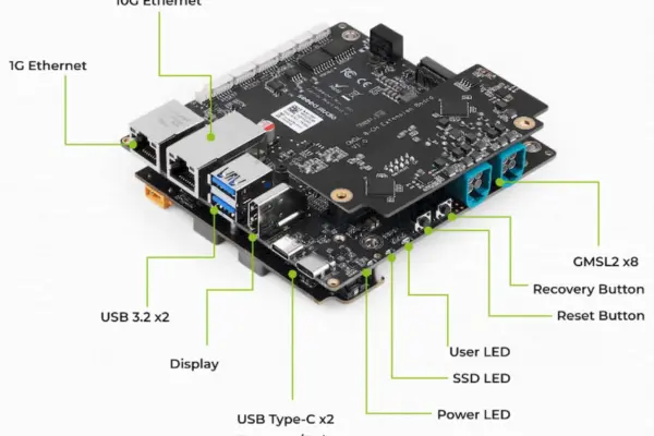reComputer Mini J501: Conectividade avançada para Jetson AGX Orin com design compacto