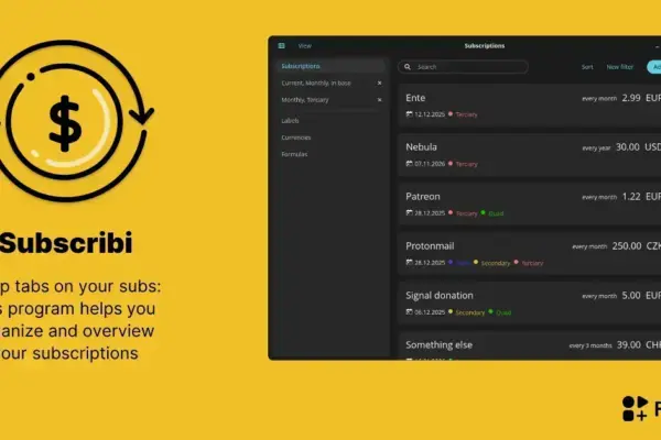 Subscribi: Organize suas assinaturas no Linux com facilidade e privacidade