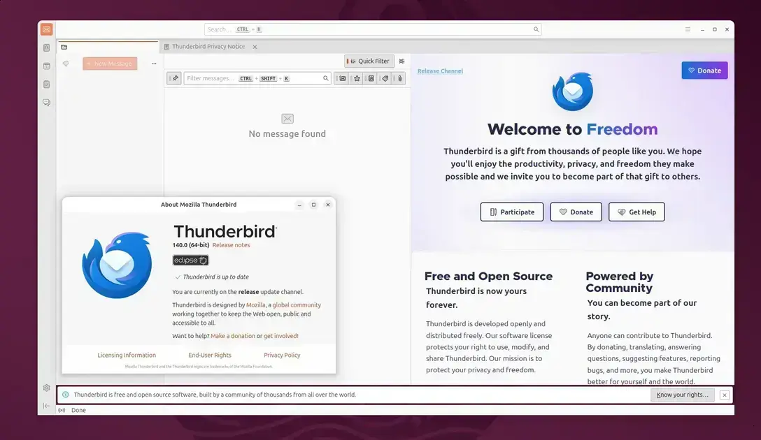 Thunderbird prevê maior suporte a Microsoft Exchange e protocolos em 2026 1 Thunderbird prevê maior suporte a Microsoft Exchange e protocolos em 2026