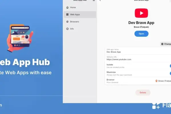 Web App Hub: gerenciador fácil de aplicativos web para Linux