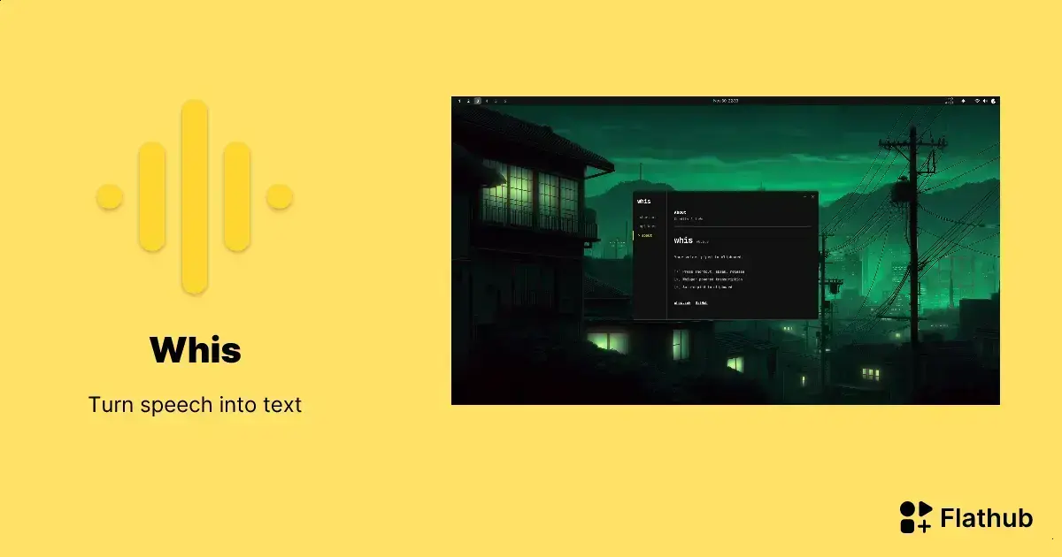 Whis: aplicativo para Linux que transforma voz em texto com API Whisper 1 Whis: aplicativo para Linux que transforma voz em texto com API Whisper