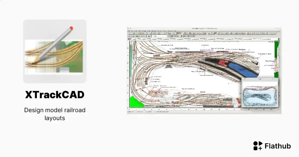 XTrackCAD no Linux: Software CAD para modelagem de ferrovias em destaque