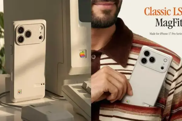 A nova case da Spigen transforma seu iPhone 17 Pro em um clássico Macintosh