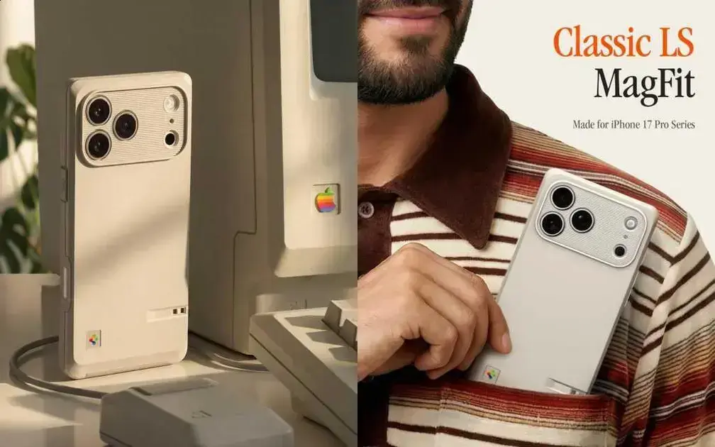 A nova case da Spigen transforma seu iPhone 17 Pro em um clássico Macintosh 1 A nova case da Spigen transforma seu iPhone 17 Pro em um clássico Macintosh
