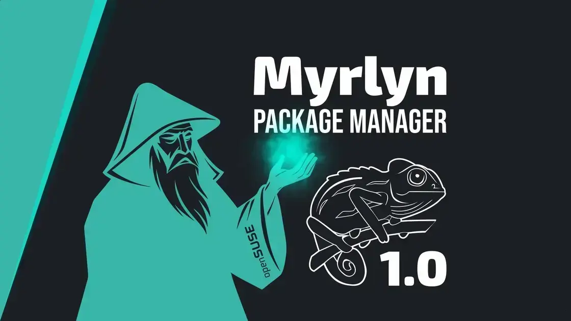 A nova versão 1.0 do gerenciador de pacotes Myrlyn no openSUSE