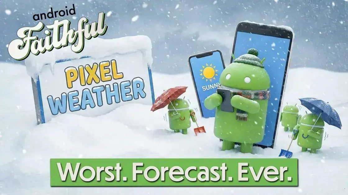 A tempestade de neve e o fail do Pixel Weather: o episódio 133 do Podcast Android Faithful