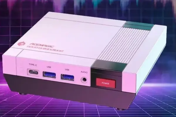 ACEMAGIC lança mini PC com design inspirado no NES
