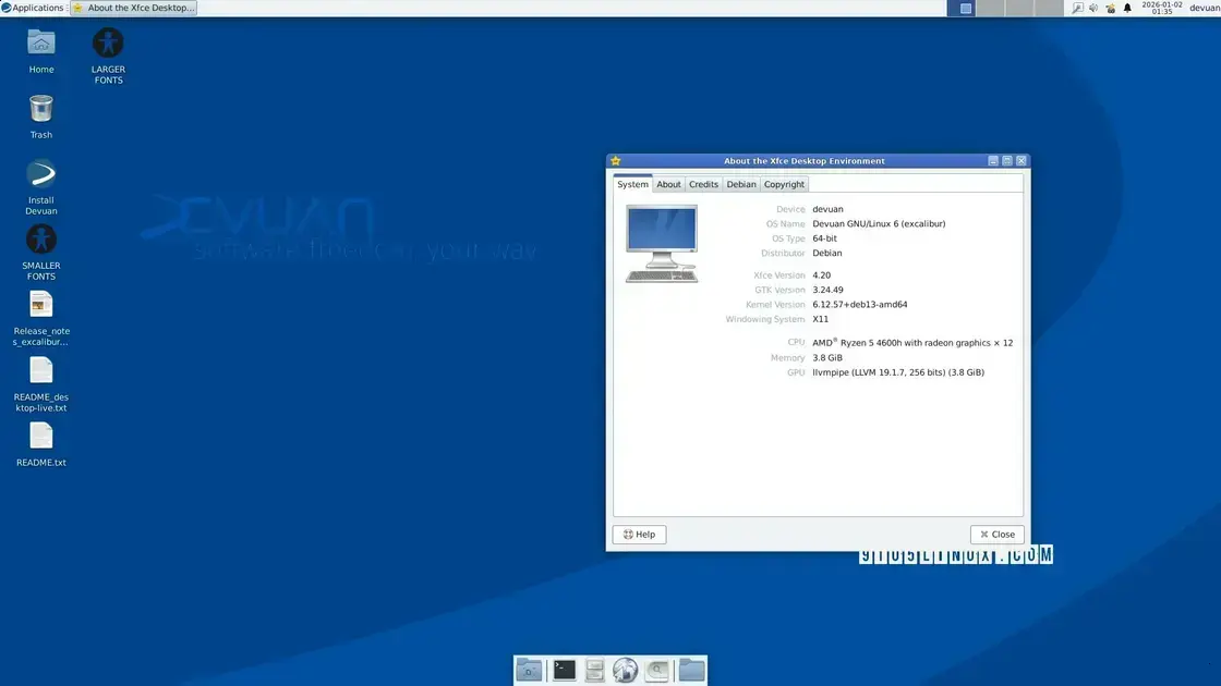 Aprimoramentos no Systemd-Free Devuan GNU+Linux 6.1 e imagens para Raspberry Pi