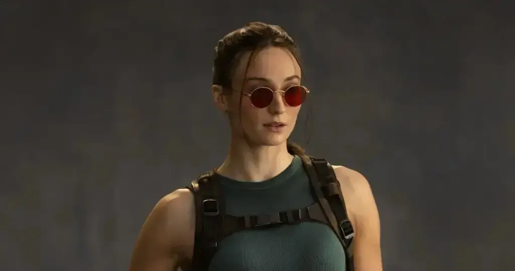 As Primeiras Imagens de Sophie Turner como Lara Croft em 2026