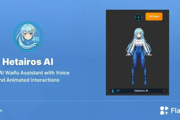 Conheça Hetairos AI: Sua assistente waifu com voz no Linux
