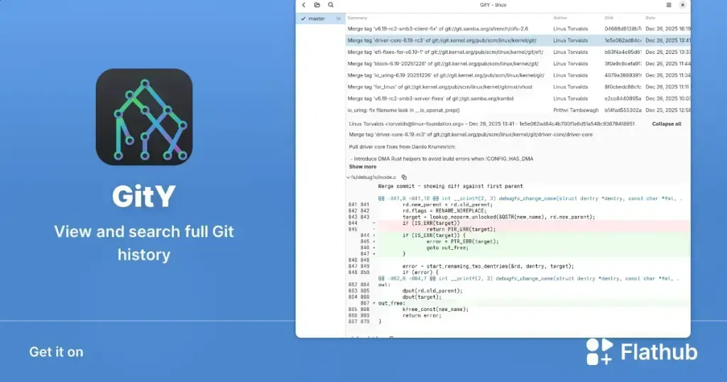 Conheça o GitY: O navegador de repositórios Git que está conquistando o Linux