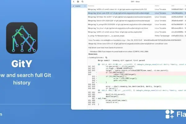 Conheça o GitY: O navegador de repositórios Git que está conquistando o Linux
