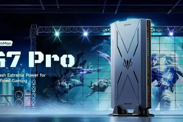 Conheça o minis PC AtomMan G7 Pro com RTX 5070 e Core i9