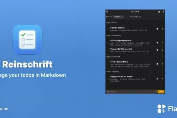 Conheça o Reinschrift: o gerenciador de tarefas em Markdown para Linux