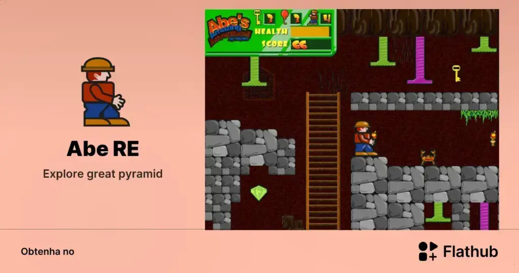 Descubra Abe RE: o game indie que desafia pirâmides no Linux