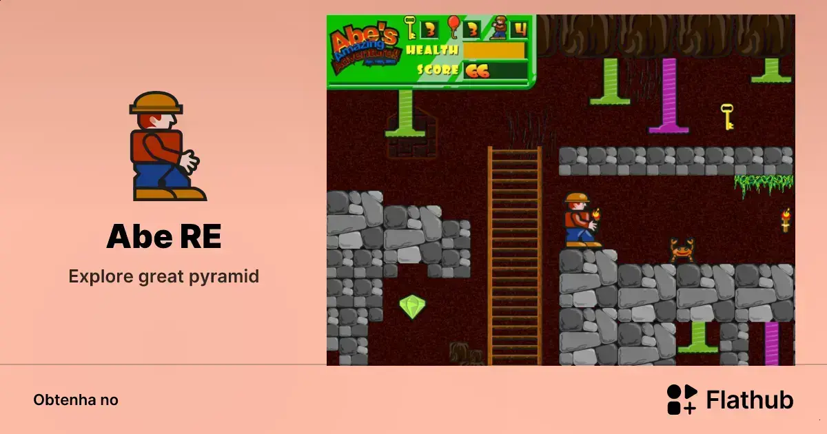 Descubra Abe RE: o game indie que desafia pirâmides no Linux 1 Descubra Abe RE: o game indie que desafia pirâmides no Linux
