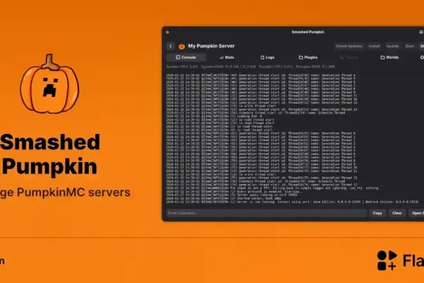 Descubra como gerenciar servidores Minecraft com Smashed Pumpkin no Linux