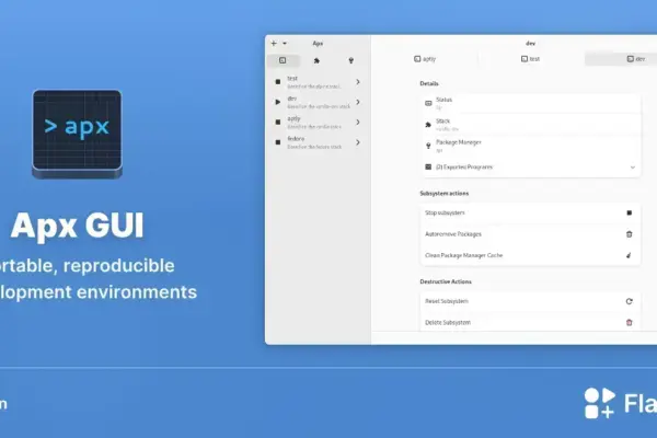 Descubra o Apx GUI: o jeito fácil e portátil de criar ambientes Linux