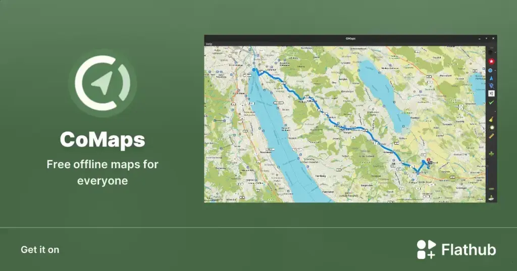 Descubra o CoMaps no Linux: Mapas Offline grátis para explorar o mundo