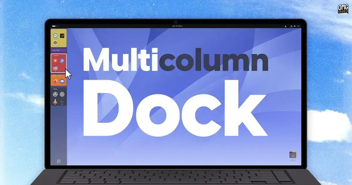 Descubra o Multicolumn Dock: a revolução do GNOME para organizar apps 1 Descubra o Multicolumn Dock: a revolução do GNOME para organizar apps