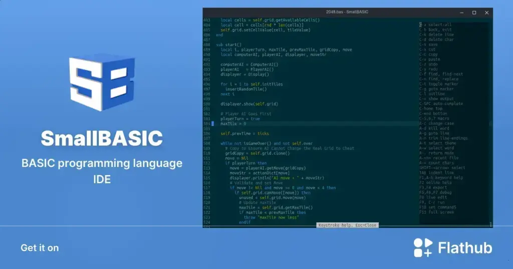 Descubra o SmallBASIC: o IDE que está conquistando o Linux