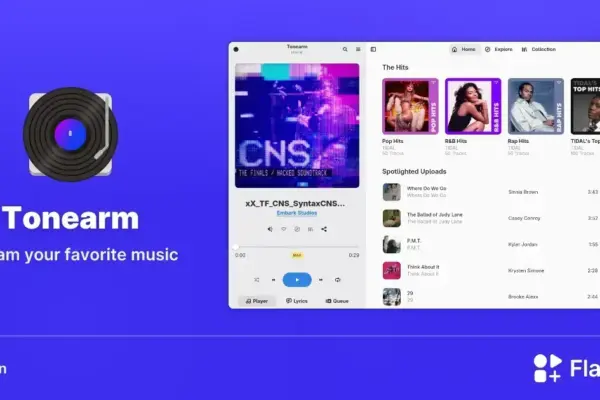 Descubra Tonearm: O app Linux que vai revolucionar seu streaming musical
