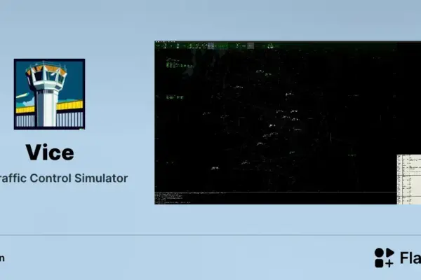 Descubra Vice: o simulador que transforma controle aéreo no Linux!