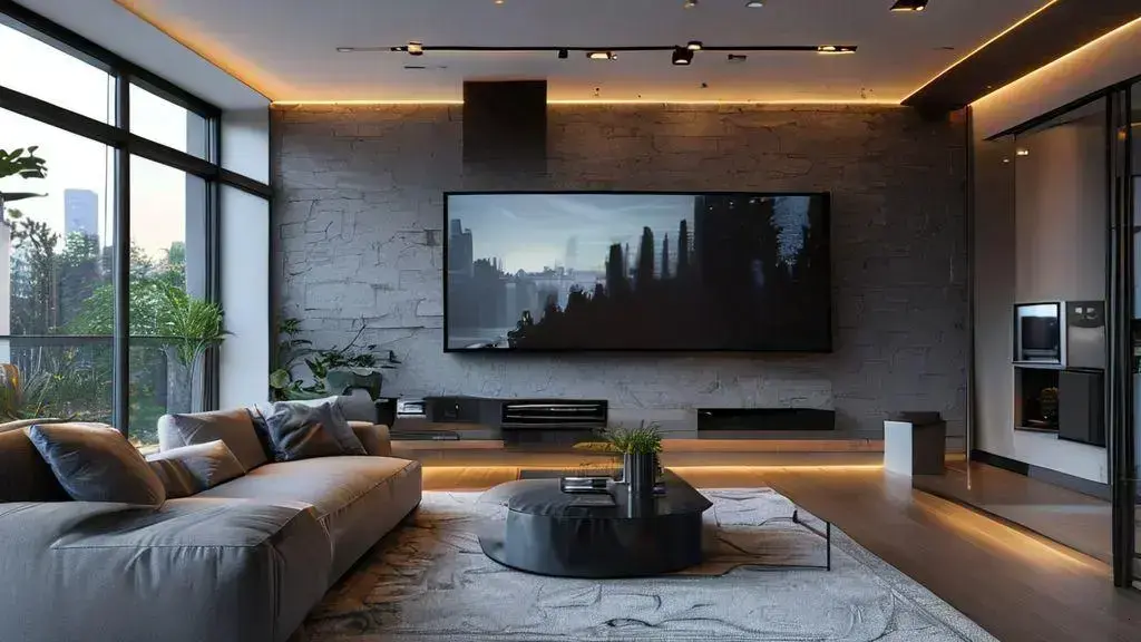 Displace Wall: A TV Sem Fios Que Transforma Sua Sala em Cinema 1 Displace Wall: A TV Sem Fios Que Transforma Sua Sala em Cinema