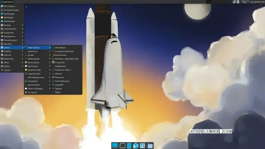 Fedora Games Lab fará transição do Xfce para KDE Plasma na versão 44