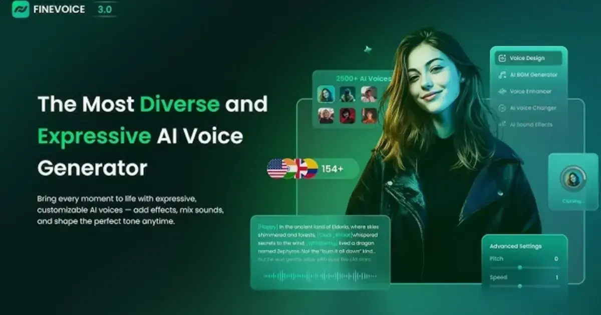 FineVoice 3.0: Criação de Vozes Sem Esforço Atinge Novo Nível
