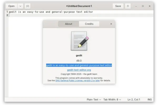 Gedit 49.0 chega com carregamento super rápido e adeus aos plugins Python!