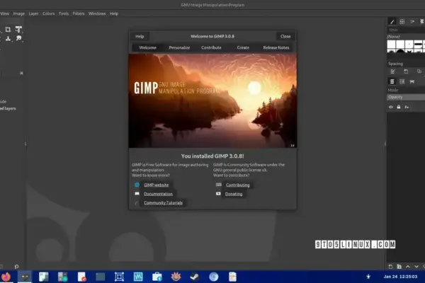 GIMP 3.0.8: Novidades e melhorias no editor de imagens
