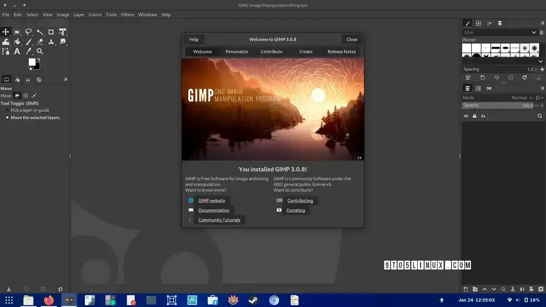 GIMP 3.0.8: Novidades e melhorias no editor de imagens