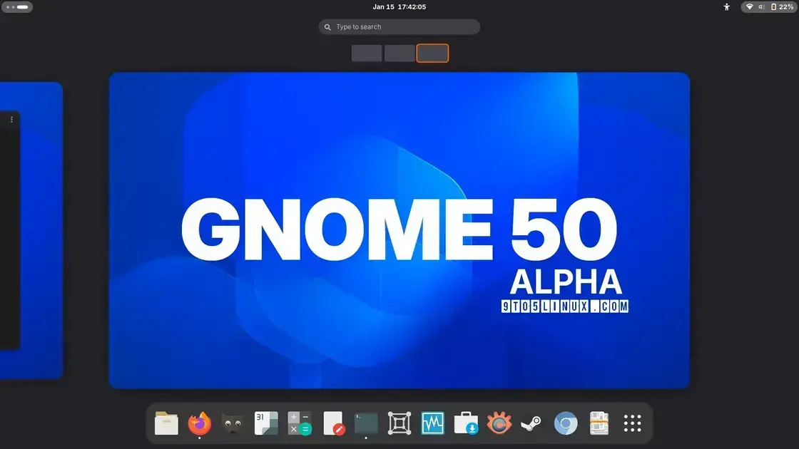 GNOME 50 Alpha: Versão de Teste Pública do Ambiente de Desktop