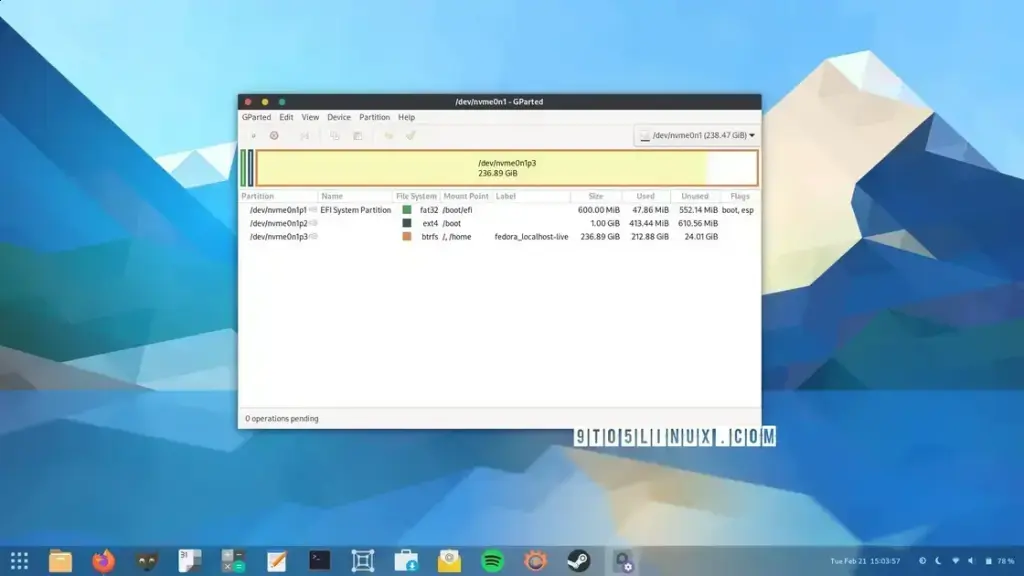 GParted 1.8: Novidades e melhorias no editor de partições