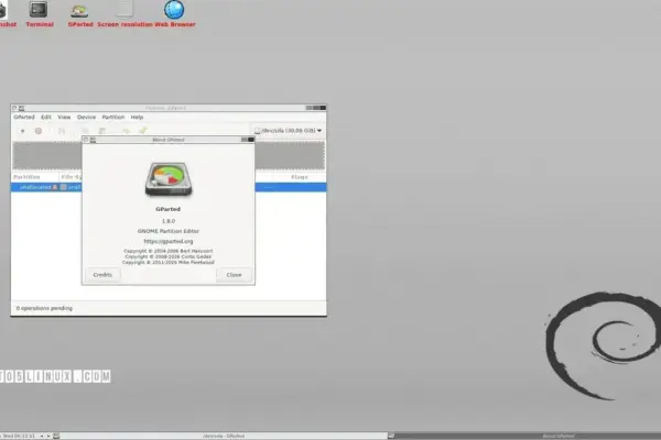 GParted Live 1.8 é Lançado com Kernel Linux 6.18 LTS