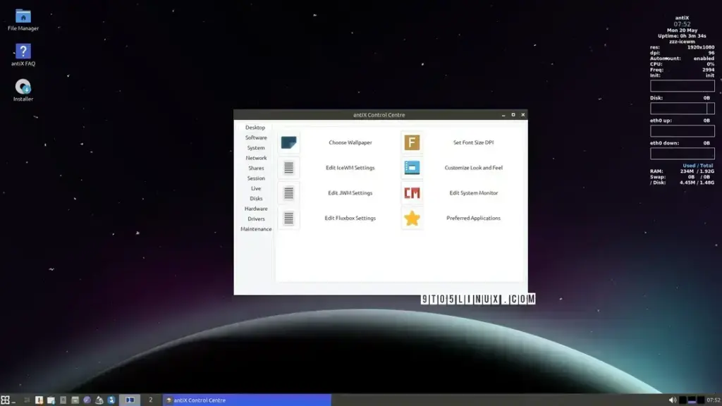 IceWM 4.0: Novo gerenciador de janelas com melhorias no Alt+Tab