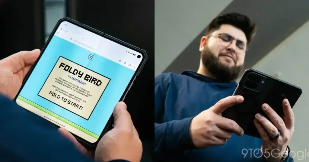 Jogue Foldy Bird e desgaste a dobradiça do seu celular em grande estilo