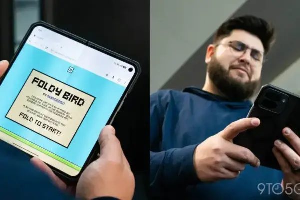 Jogue Foldy Bird e desgaste a dobradiça do seu celular em grande estilo