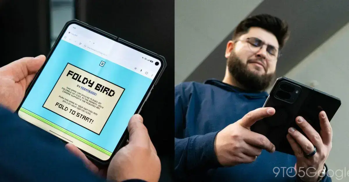 Jogue Foldy Bird e desgaste a dobradiça do seu celular em grande estilo