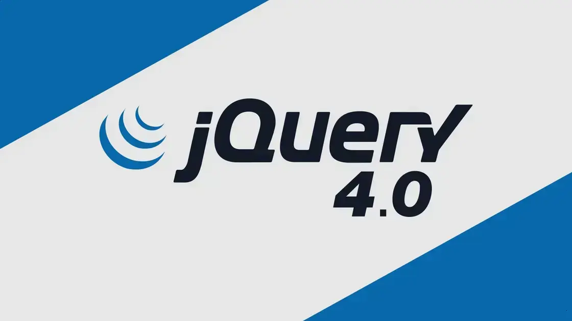 jQuery 4.0: A Grande Evolução Após Uma Década de Espera 1 jQuery 4.0: A Grande Evolução Após Uma Década de Espera