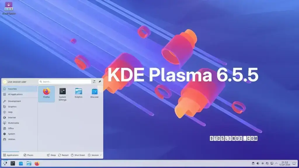 KDE Plasma 6.5.5 melhora suporte para Valve Index e traz várias atualizações