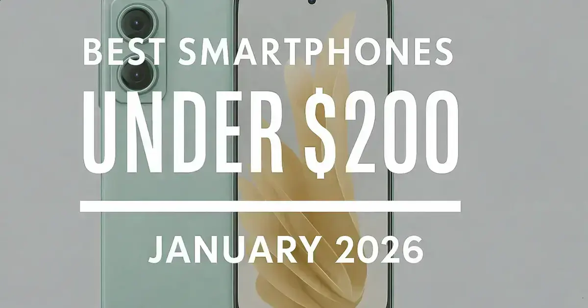 Melhores Smartphones Abaixo de $200 para 2026 1 Melhores Smartphones Abaixo de $200 para 2026