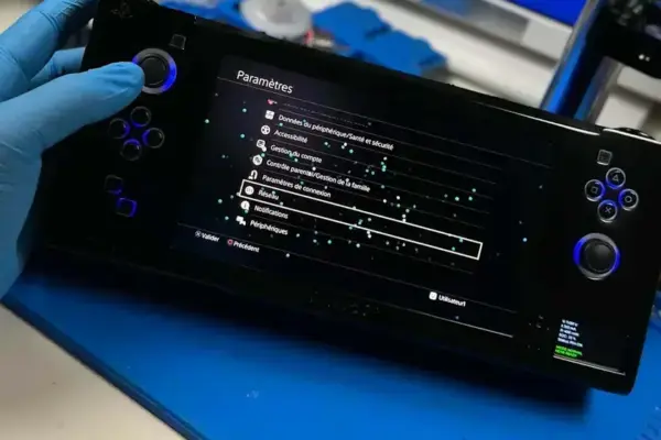 Modder apresenta console portátil PlayStation 4 com tela OLED de 7 polegadas