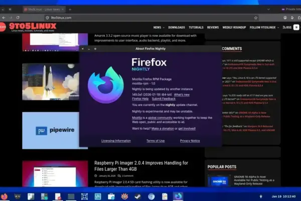 Mozilla Lança Pacote RPM Oficial do Firefox para Linux